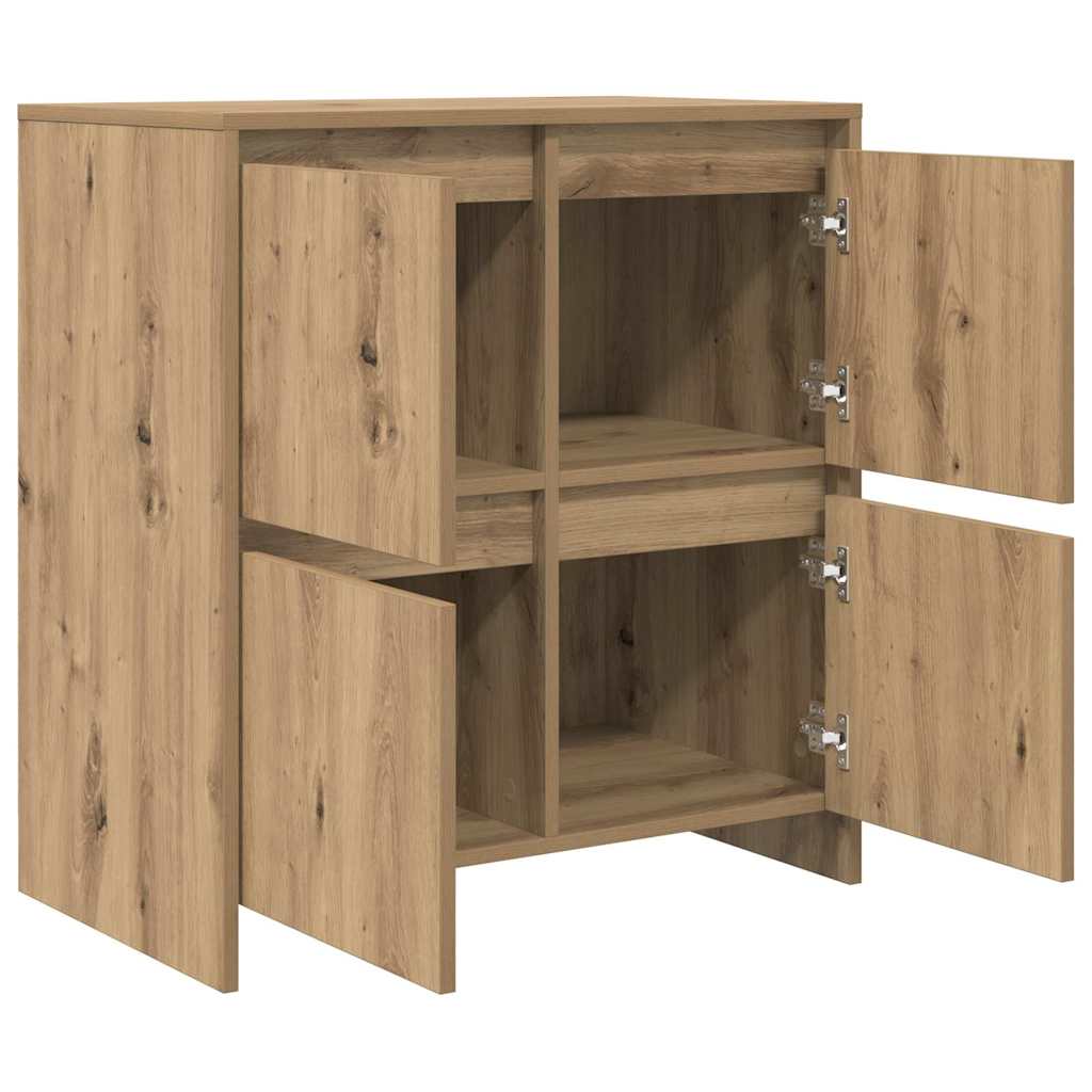 vidaXL Πλαϊνό γραφείο Artisan Oak 70 x 41 x 75 εκ. Επεξεργασμένο ξύλο