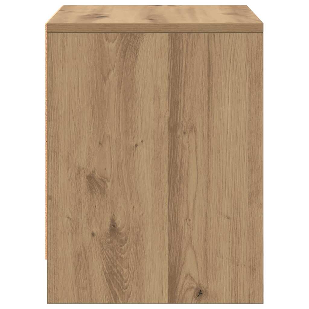 vidaXL Κομοδίνο Artisan Oak 45 x 34 x 44,5 εκ Επεξεργασμένο ξύλο