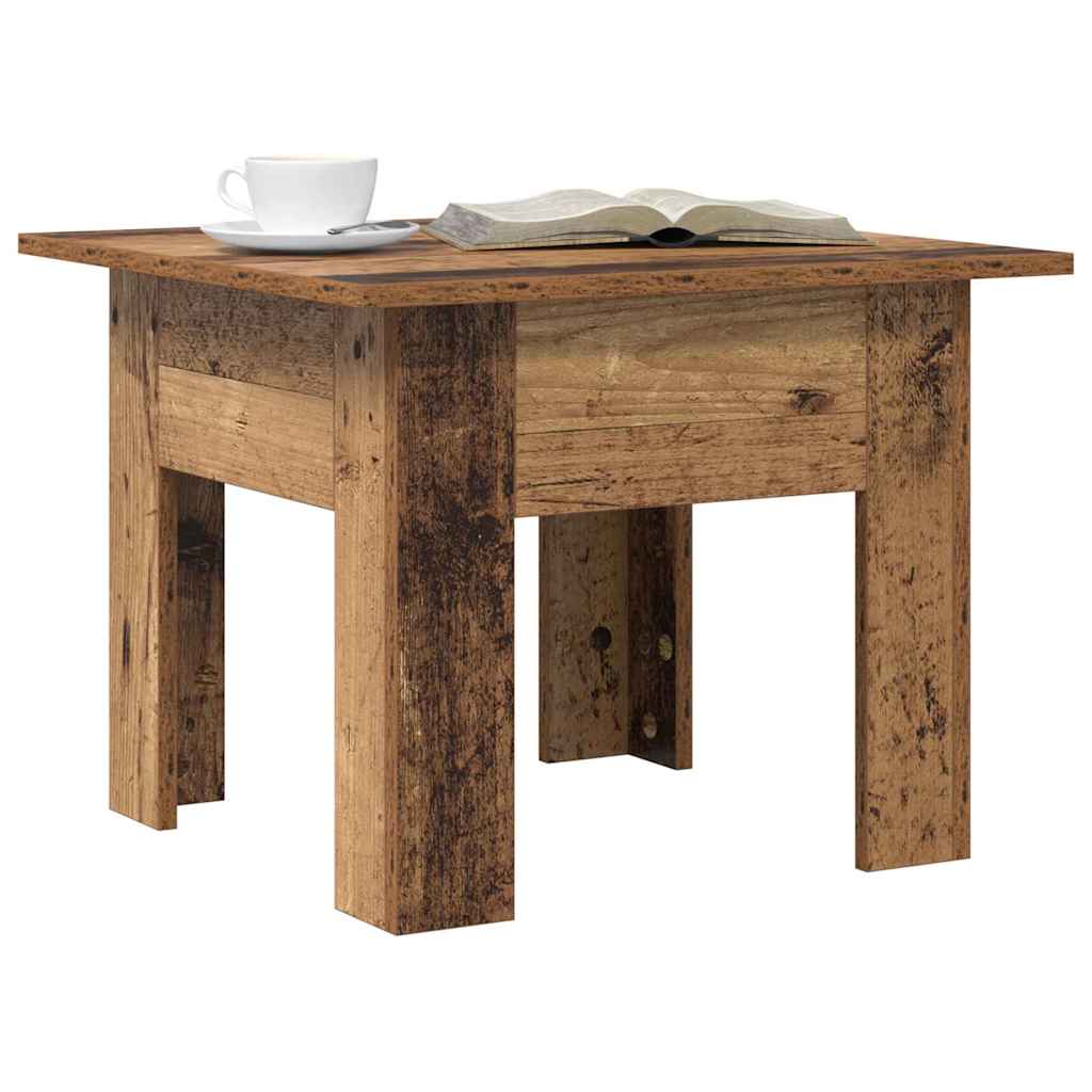 vidaXL Τραπεζάκι σαλονιού Παλιό ξύλο 55 x 55 x 42 cm