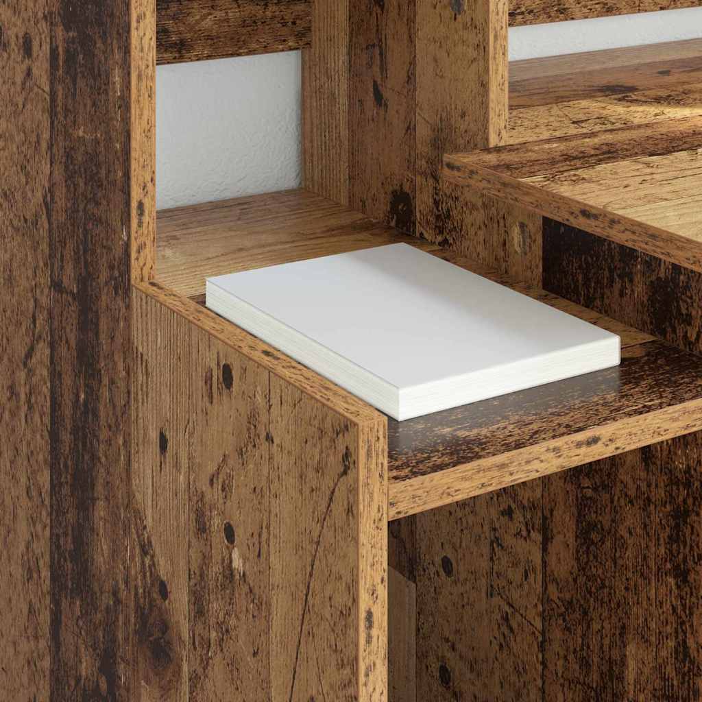 vidaXL Γραφείο με ράφι Παλαιό ξύλο 97 x 45 x 90 εκ. Επεξεργασμένο ξύλο