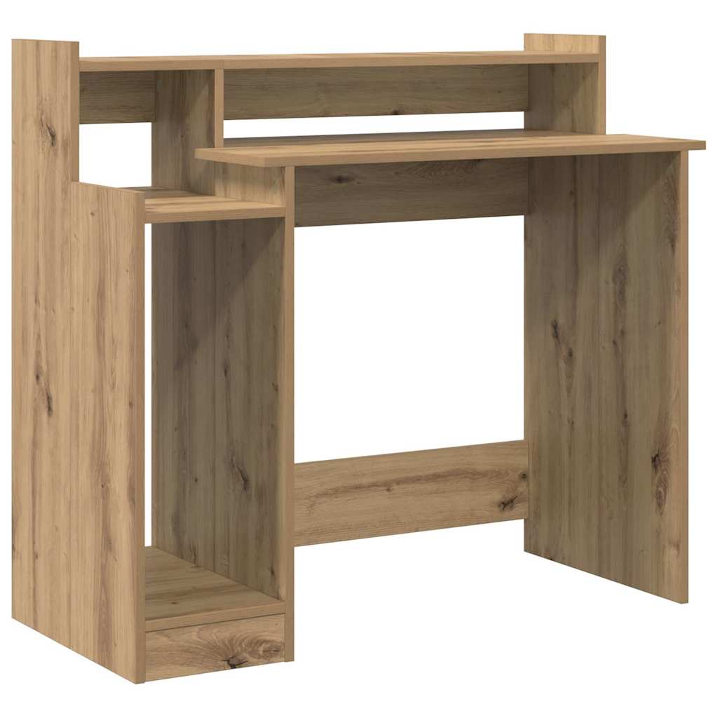vidaXL Γραφείο artisan δρυς 97 x 45 x 90 εκ. Επεξεργασμένο ξύλο