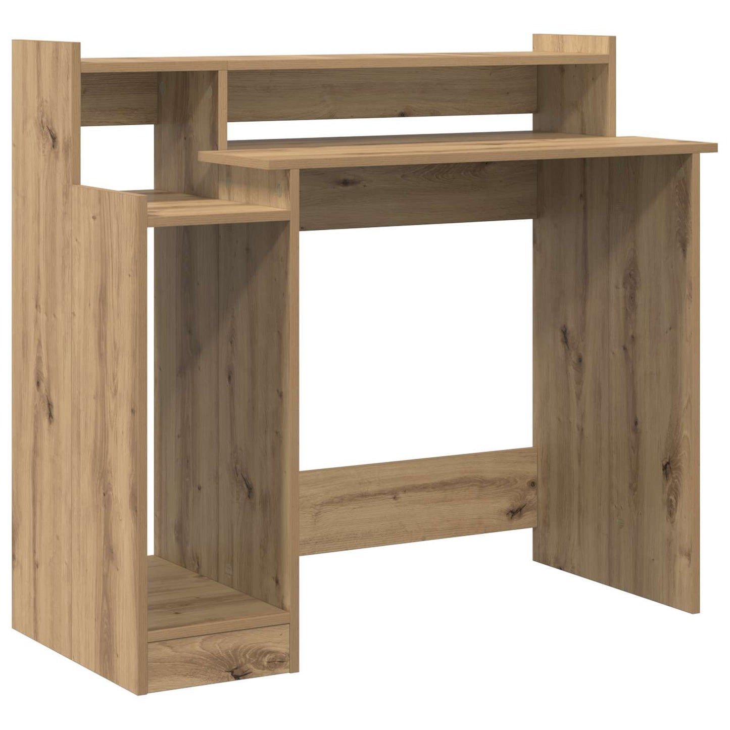vidaXL Γραφείο artisan δρυς 97 x 45 x 90 εκ. Επεξεργασμένο ξύλο