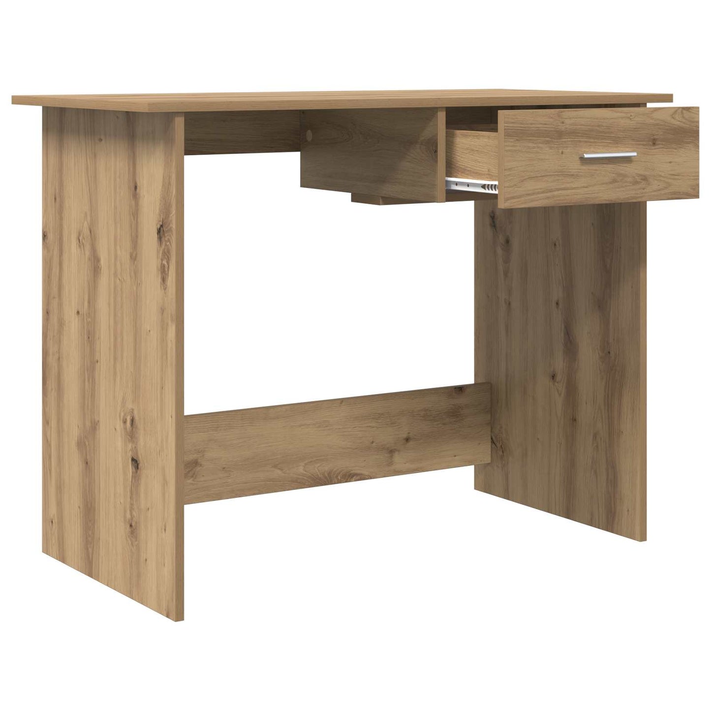 vidaXL Γραφείο artisan δρυς 100 x 50 x 76 εκ. Επεξεργασμένο ξύλο