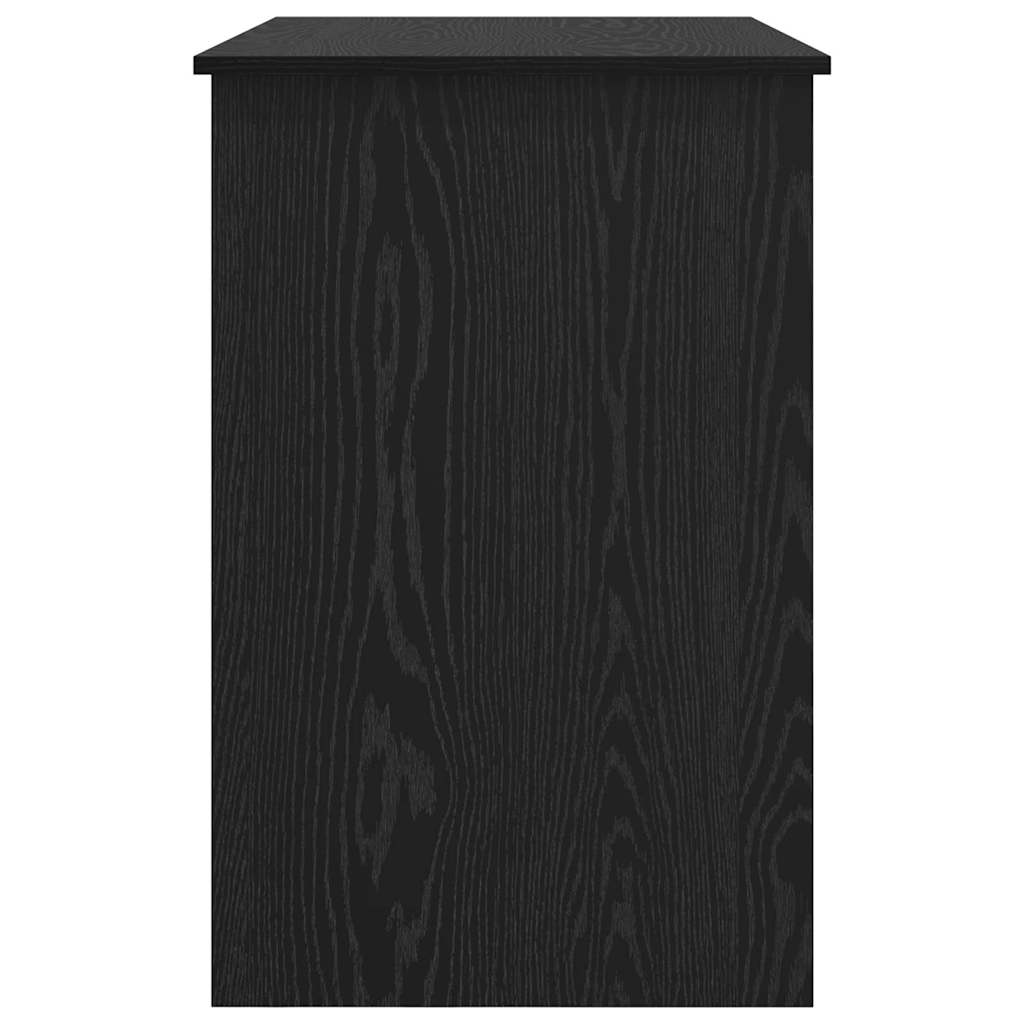 vidaXL Γραφείο Μαύρη δρυς 100 x 50 x 76 εκ. Επεξεργασμένο ξύλο