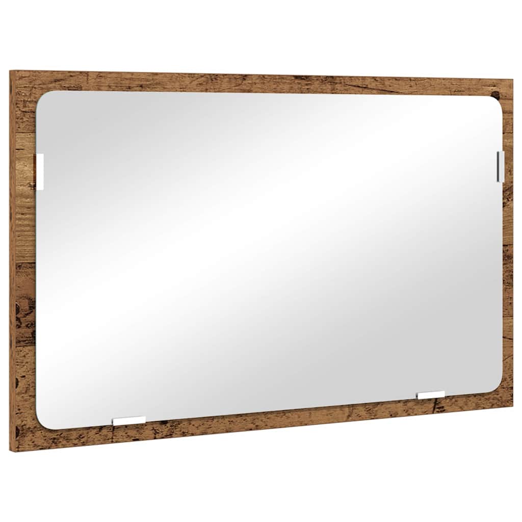 vidaXL Σετ Επίπλων Μπάνιου με συρτάρι 2 pcs Παλιό Ξύλο 57 x 37 x 45 εκ