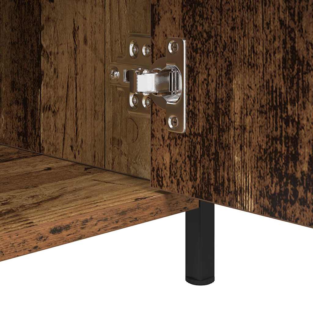 vidaXL Κομοδίνο 2 pcs Παλιό ξύλο 40 x 42 x 60 εκ. Επεξεργασμένο ξύλο