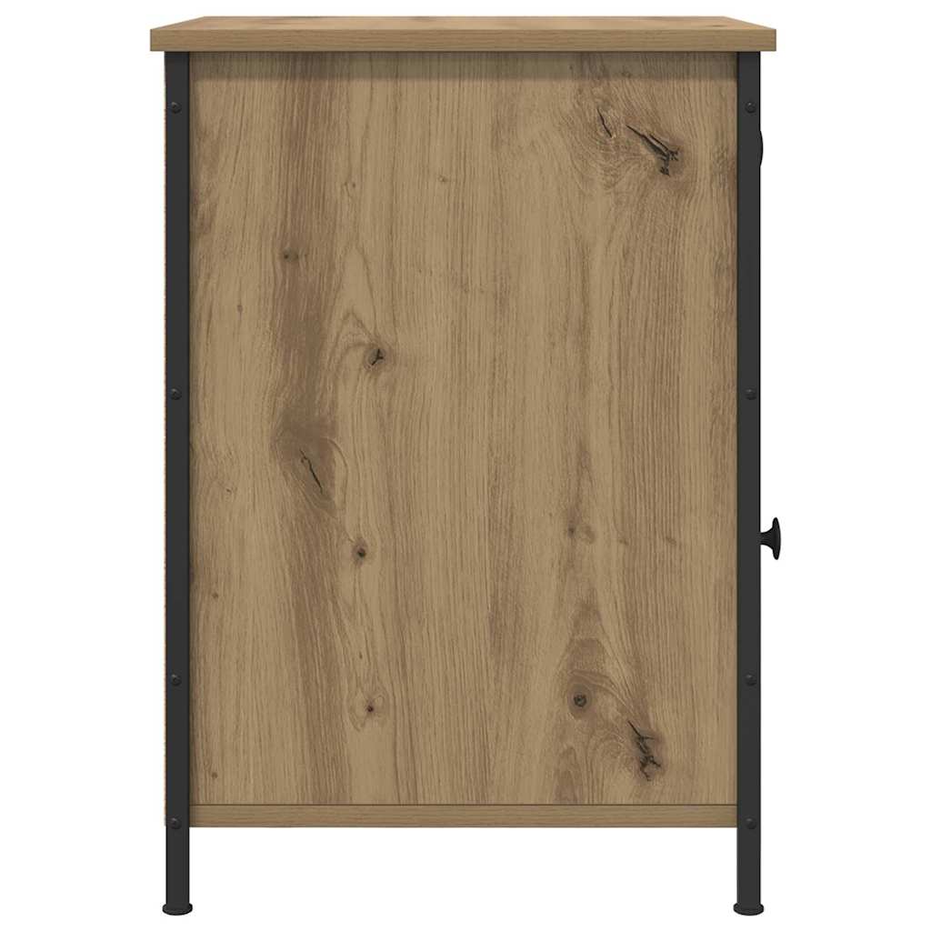 vidaXL Κομοδίνο 2 pcs Artisan Oak 40 x 42 x 60 εκ. Επεξεργασμένο ξύλο