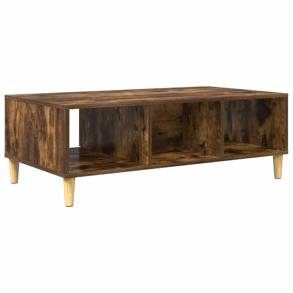 vidaXL Τραπεζάκι σαλονιού Καπνιστή δρυς 103.5 x 60 x 35 εκ