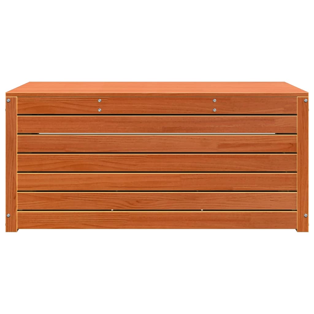 vidaXL Κουτί αποθήκευσης Κερωτό καφέ 101 x 50,5 x 46,5 cm