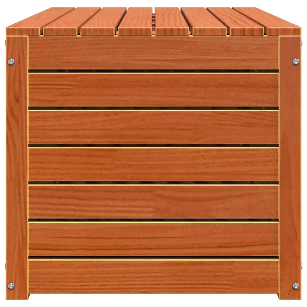 vidaXL Κουτί αποθήκευσης Κερωτό καφέ 101 x 50,5 x 46,5 cm