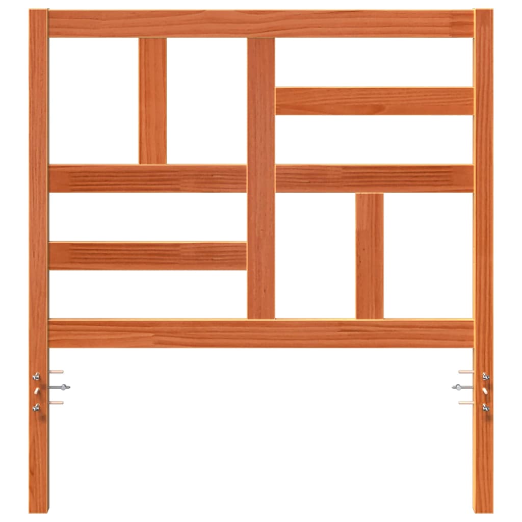 vidaXL Κεφαλάκι Κρεβατιού με κεφαλάρι Κερωτό καφέ 105,5 x 4 x 104 εκ.