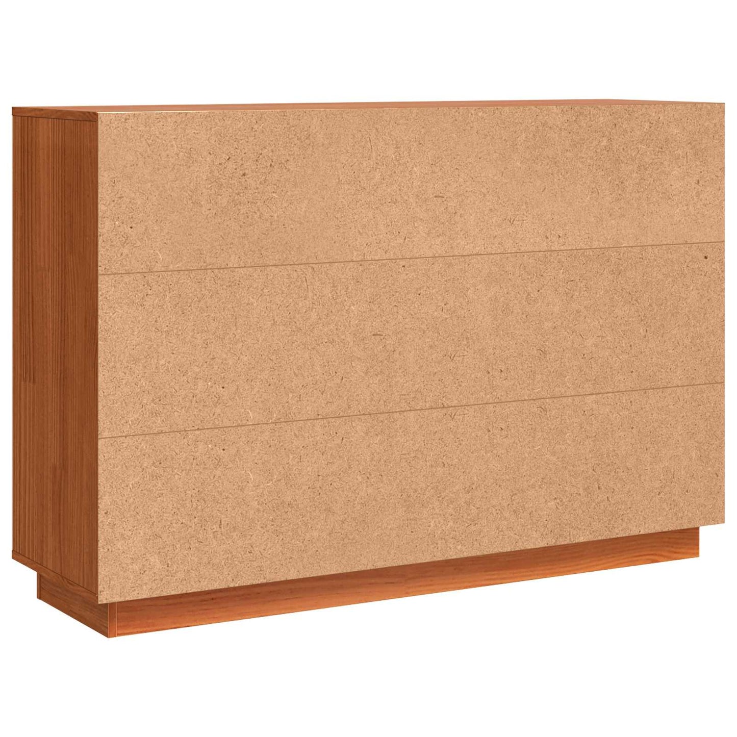 vidaXL Πλαϊνό γραφείο Καφέ δρυς 111 x 34 x 75 εκ. Στερεά ξυλεία πεύκου