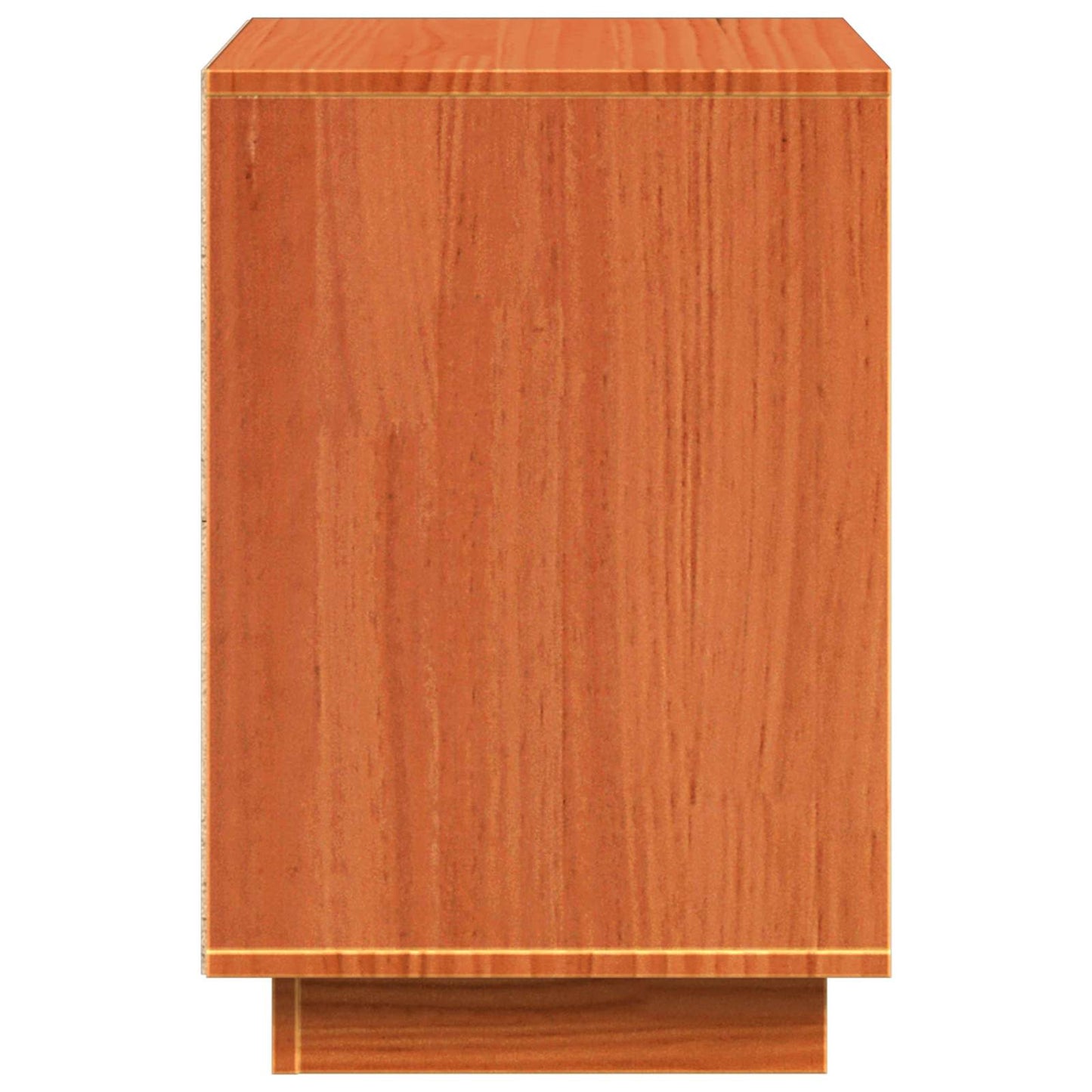 vidaXL Κομοδίνο 2 τμχ. Κερωτό καφέ 60 x 34 x 51 εκ. Επεξεργασμένο Ξύλο