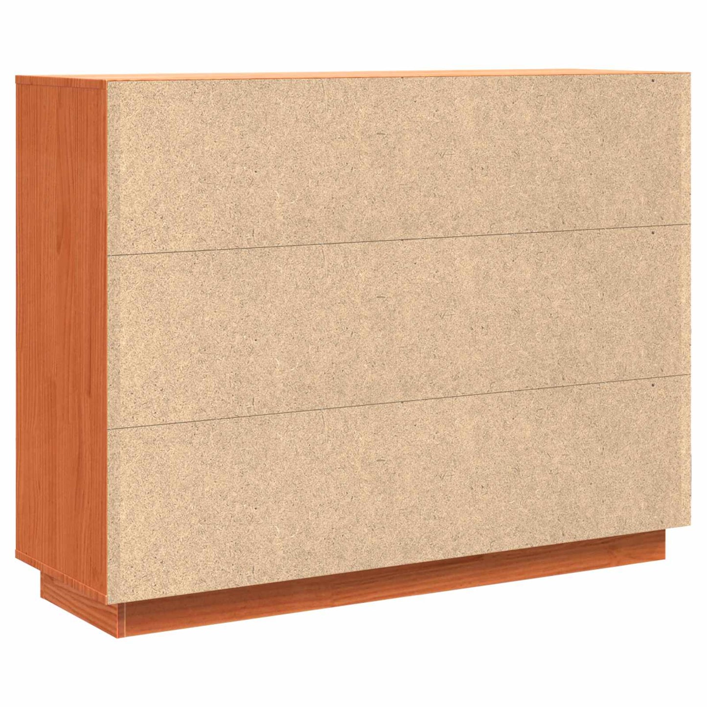 vidaXL Πλαϊνό γραφείο Κερωτό καφέ 104,5 x 34 x 80 εκ