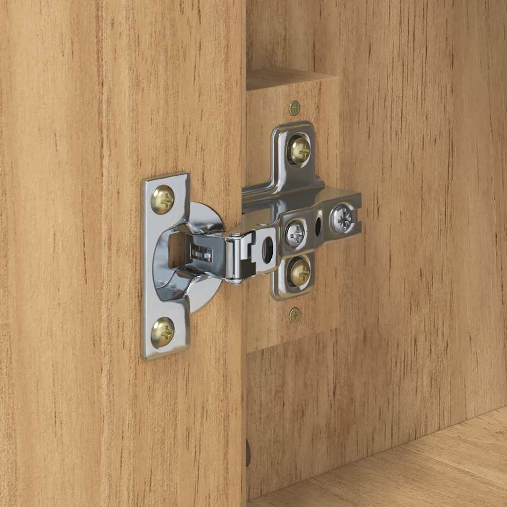 vidaXL Ψηλό ντουλάπι μπάνιου FLORO Κερωτό καφέ 35 x 30 x 160 εκ