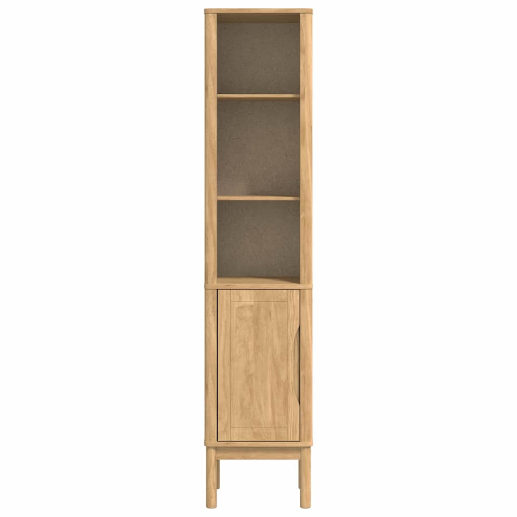 vidaXL Ψηλό ντουλάπι μπάνιου FLORO Κερωτό καφέ 35 x 30 x 160 εκ