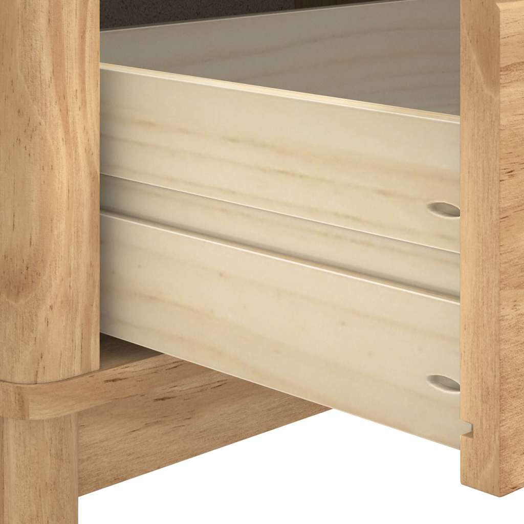 vidaXL Πάγκος Χωλ Κερωτό καφέ 115 x 40 x 45 εκ Στερεό ξύλο πεύκου