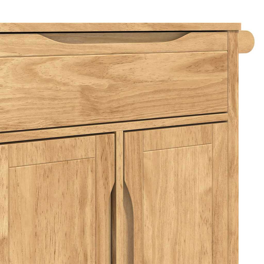 vidaXL Καρότσι Κουζίνας FLORO Κερωτό καφέ 72,5 x 45 x 80 εκ