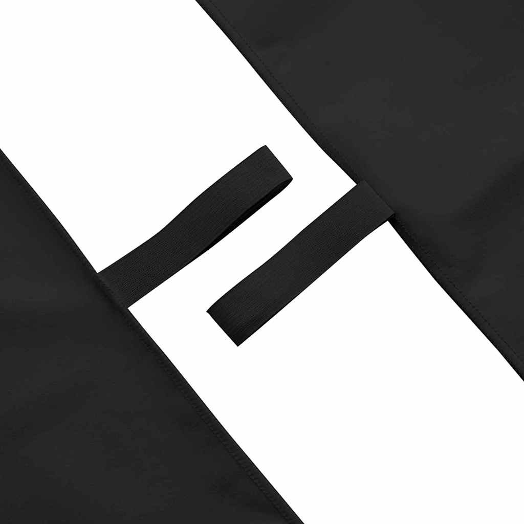 vidaXL Αθλητικές Πετσέτες 2 pcs Μαύρο 200 x 100 cm