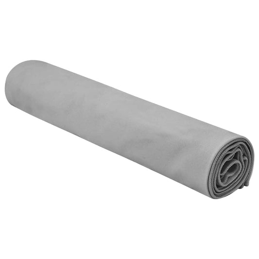 vidaXL Αθλητικές Πετσέτες 2 pcs Σκούρο γκρι 140 x 70 εκ
