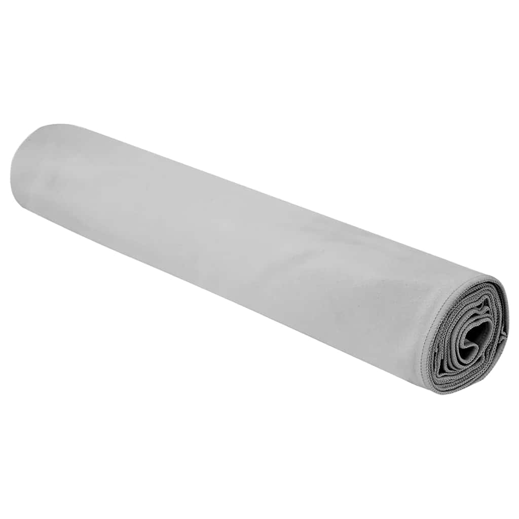 vidaXL Αθλητικές Πετσέτες 2 pcs Γκρι 200 x 100 cm
