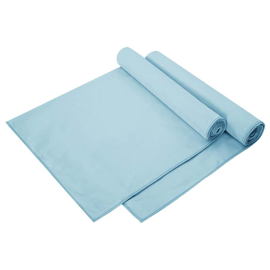 vidaXL Αθλητικές Πετσέτες 2 pcs Μπλε 140 x 70 εκ