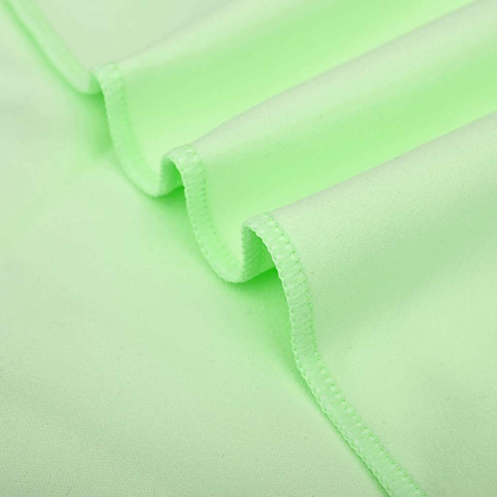 vidaXL Αθλητικές Πετσέτες 2 pcs Πράσινο 100 x 50 cm