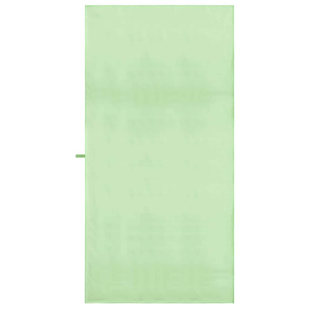 vidaXL Αθλητικές Πετσέτες 2 pcs Πράσινο 180 x 90 cm
