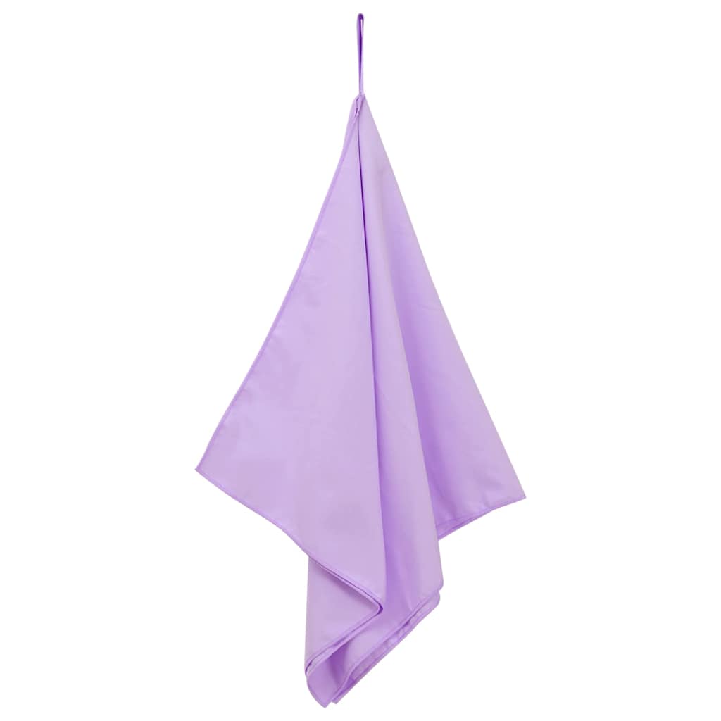 vidaXL Αθλητικές Πετσέτες 2 pcs Μοβ 100 x 50 cm