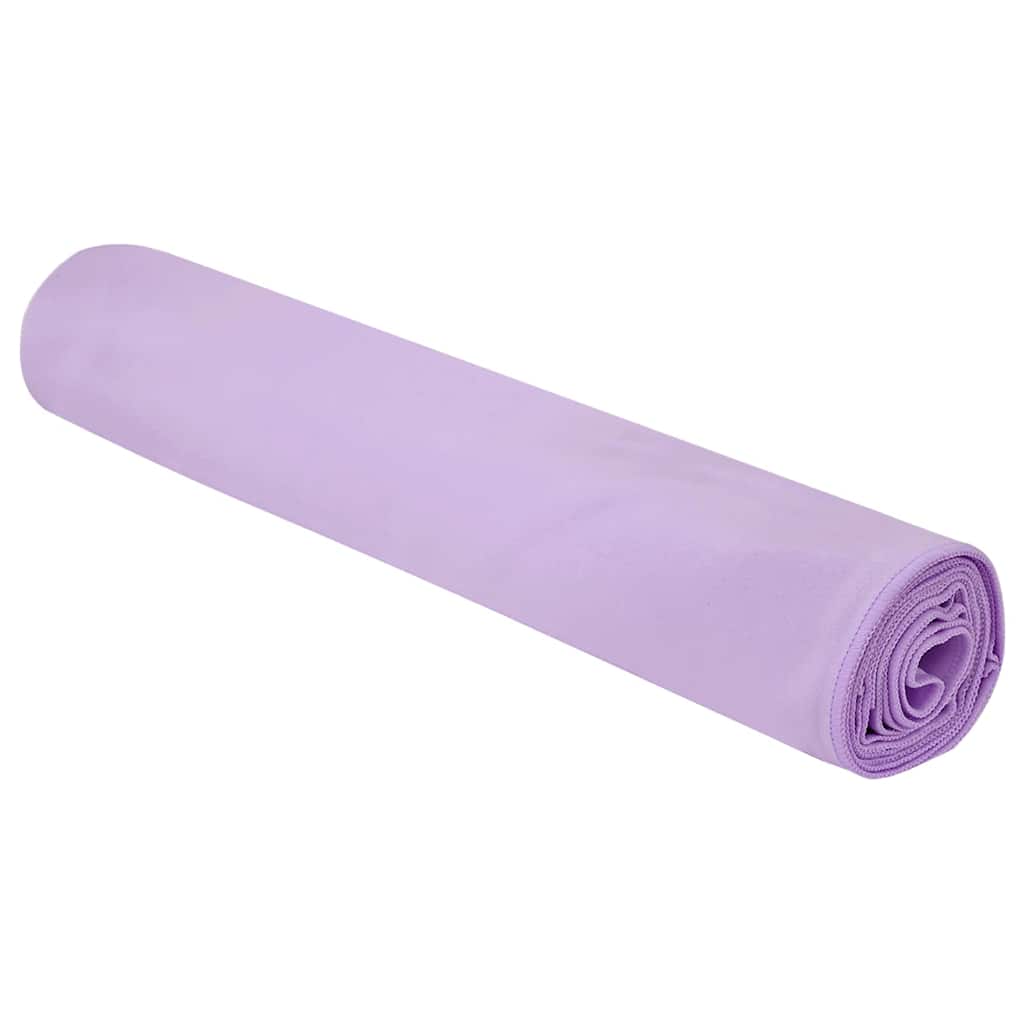 vidaXL Αθλητικές Πετσέτες 2 pcs Μοβ 180 x 90 cm