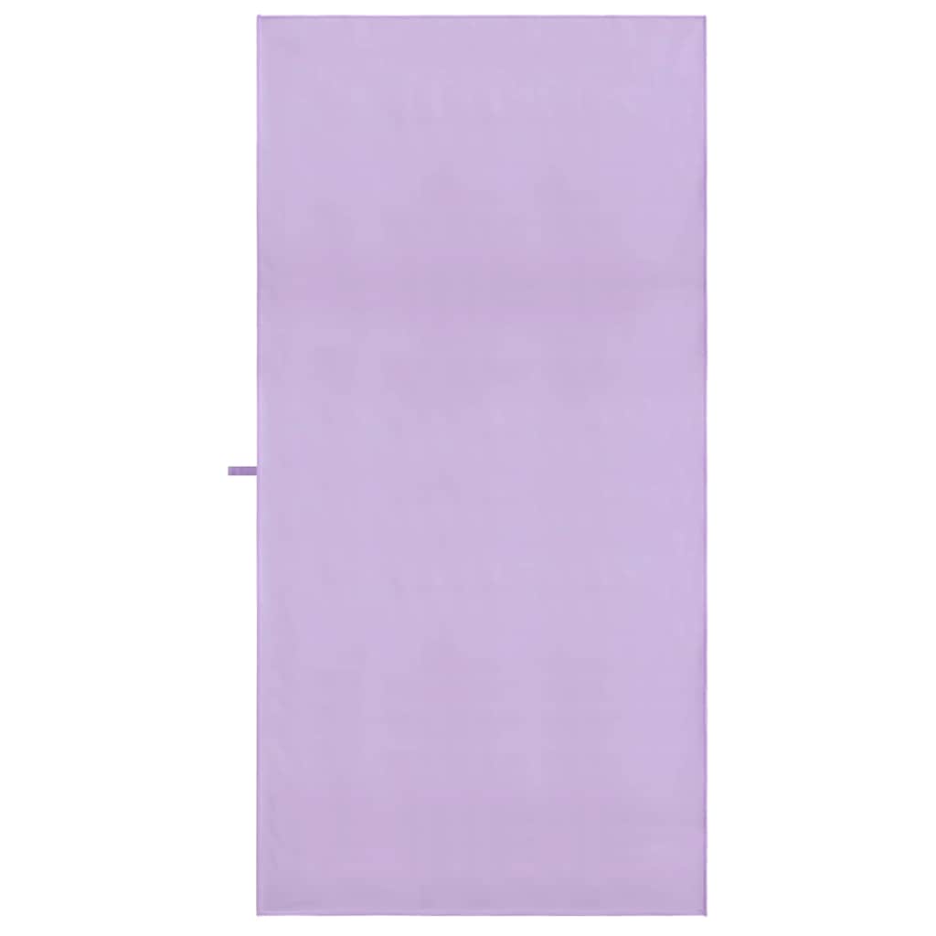 vidaXL Αθλητικές Πετσέτες 2 pcs Μοβ 180 x 90 cm