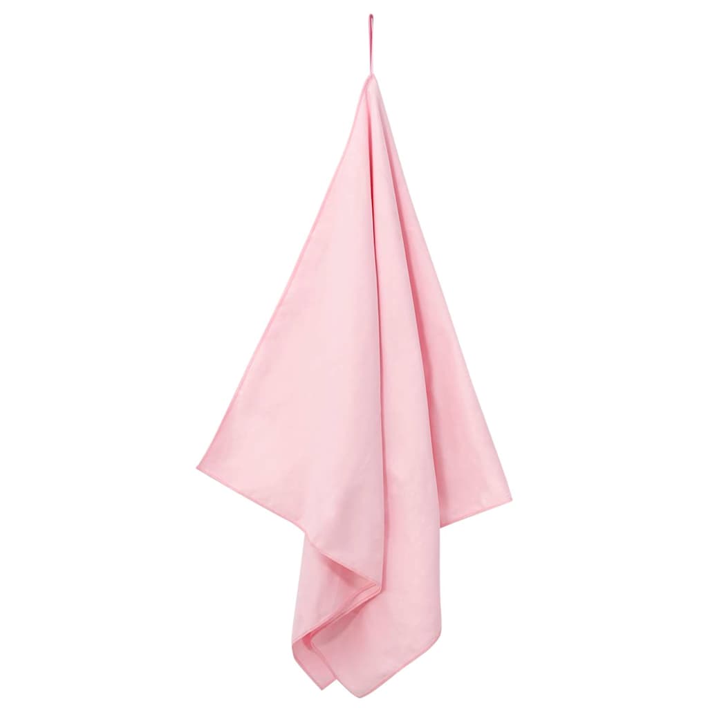 vidaXL Αθλητικές Πετσέτες 2 pcs Ροζ 140 x 70 εκ