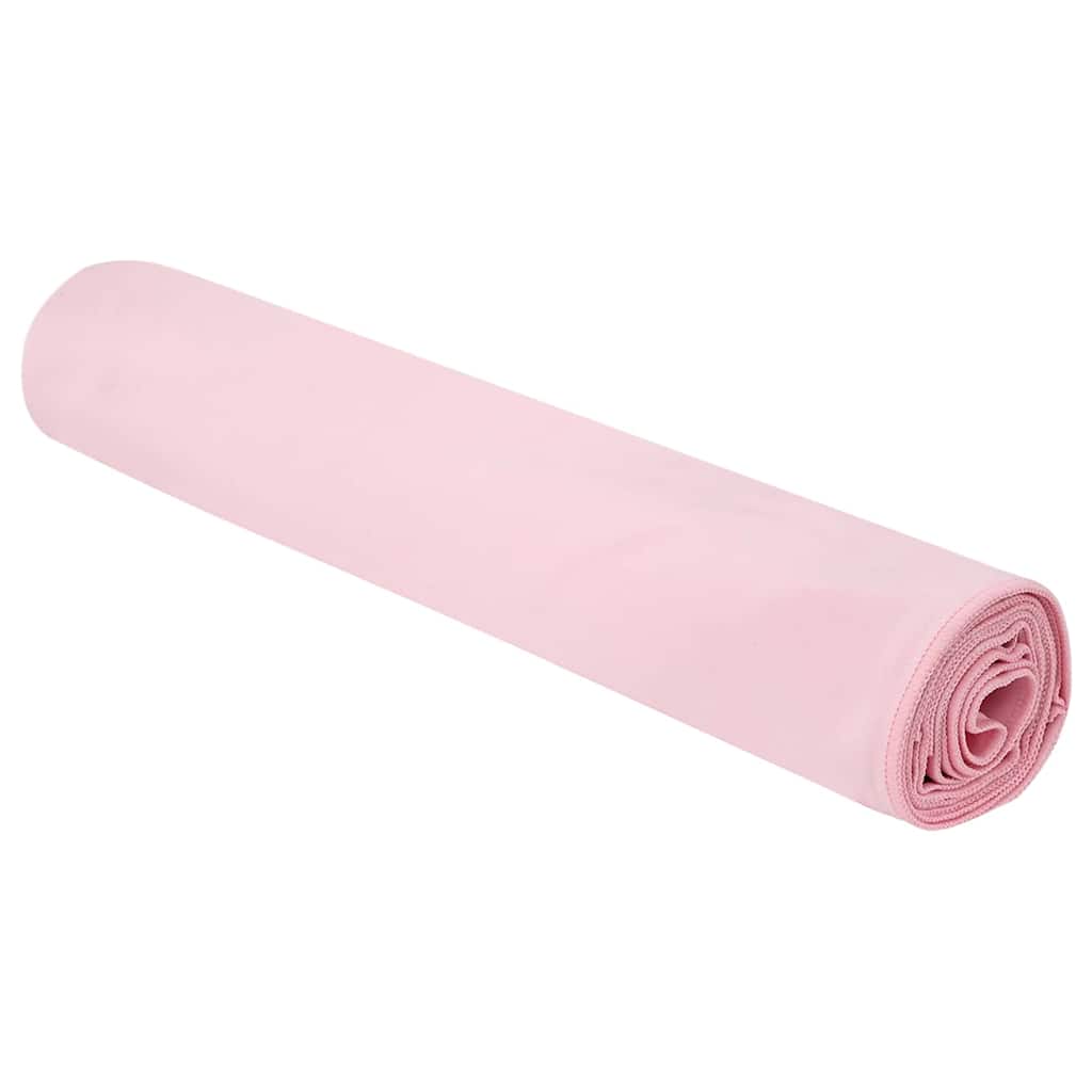 vidaXL Αθλητικές Πετσέτες 2 pcs Ροζ 180 x 90 cm