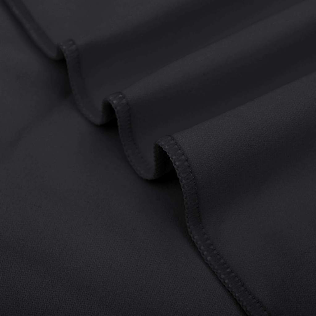 vidaXL Σύνολο πετσέτας αθλητισμού 3 pcs Μαύρο