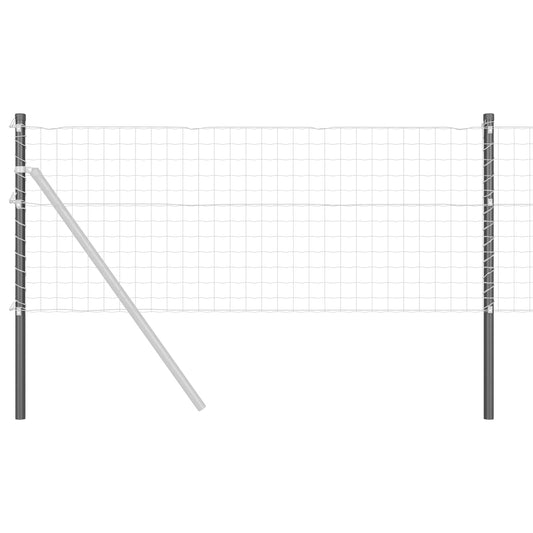 vidaXL Στύλος Περιφράξεων 2 τμχ. Γκρι 60 cm