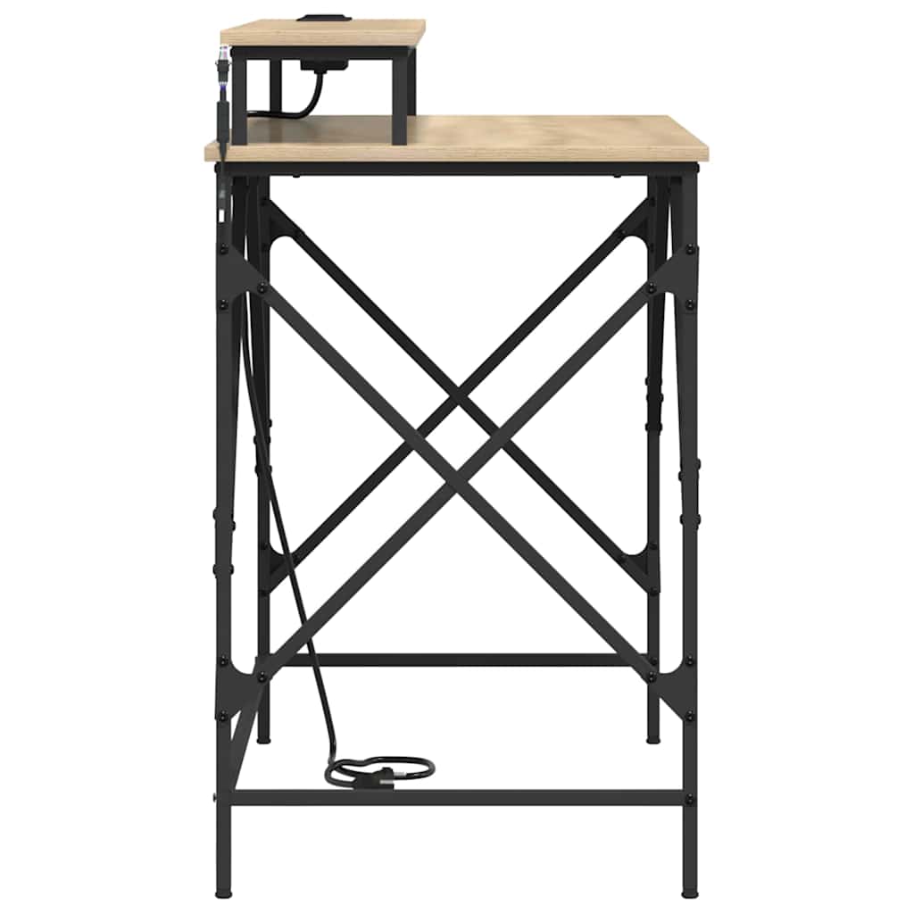 vidaXL Γραφείο Sonoma Δρυς 100 x 50 x 86.5 εκ Επεξεργασμένο ξύλο