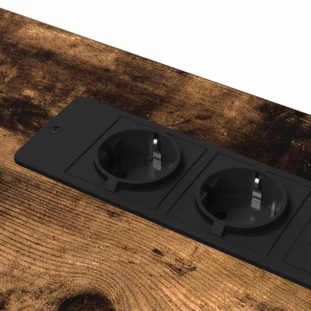 vidaXL Γραφείο Καπνιστή δρυς 100 x 50 x 86.5 εκ Επεξεργασμένο ξύλο