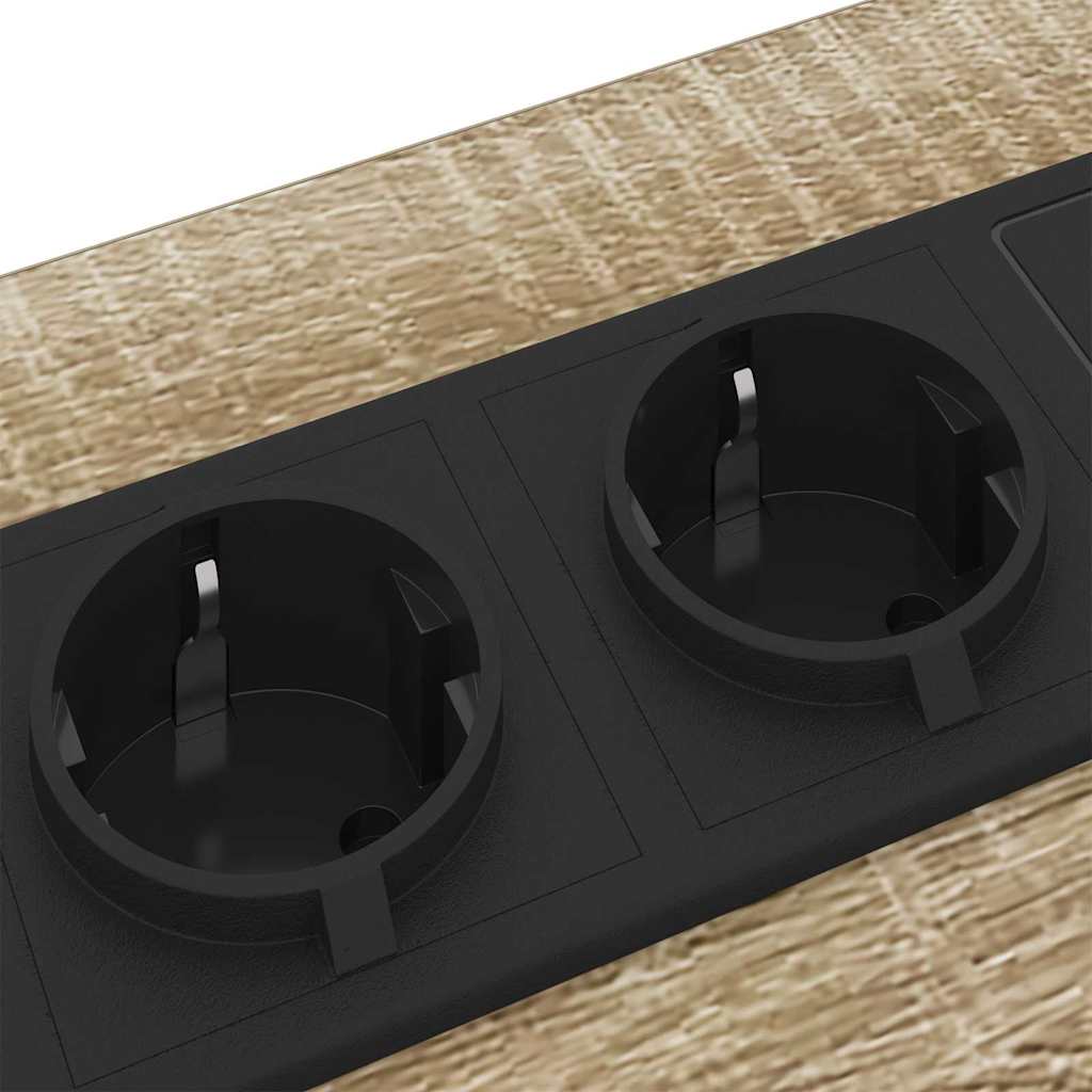 vidaXL Κομοδίνο 2 pcs Δρύς Sonoma 42 x 41 x 61 εκ Επεξεργασμένο ξύλο