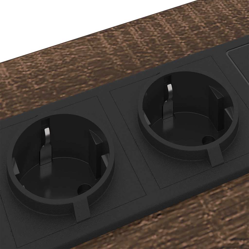 vidaXL Κομοδίνο Καφέ δρυς 42 x 41 x 61 εκ Επεξεργασμένο ξύλο