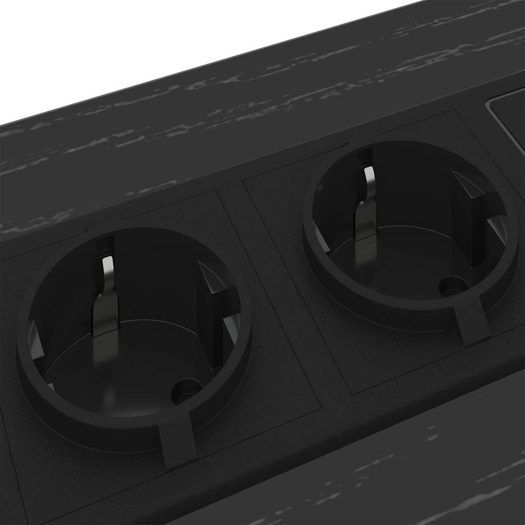 vidaXL Κομοδίνο Μαύρη Οξυά 40 x 31 x 60 εκ. Επεξεργασμένο ξύλο