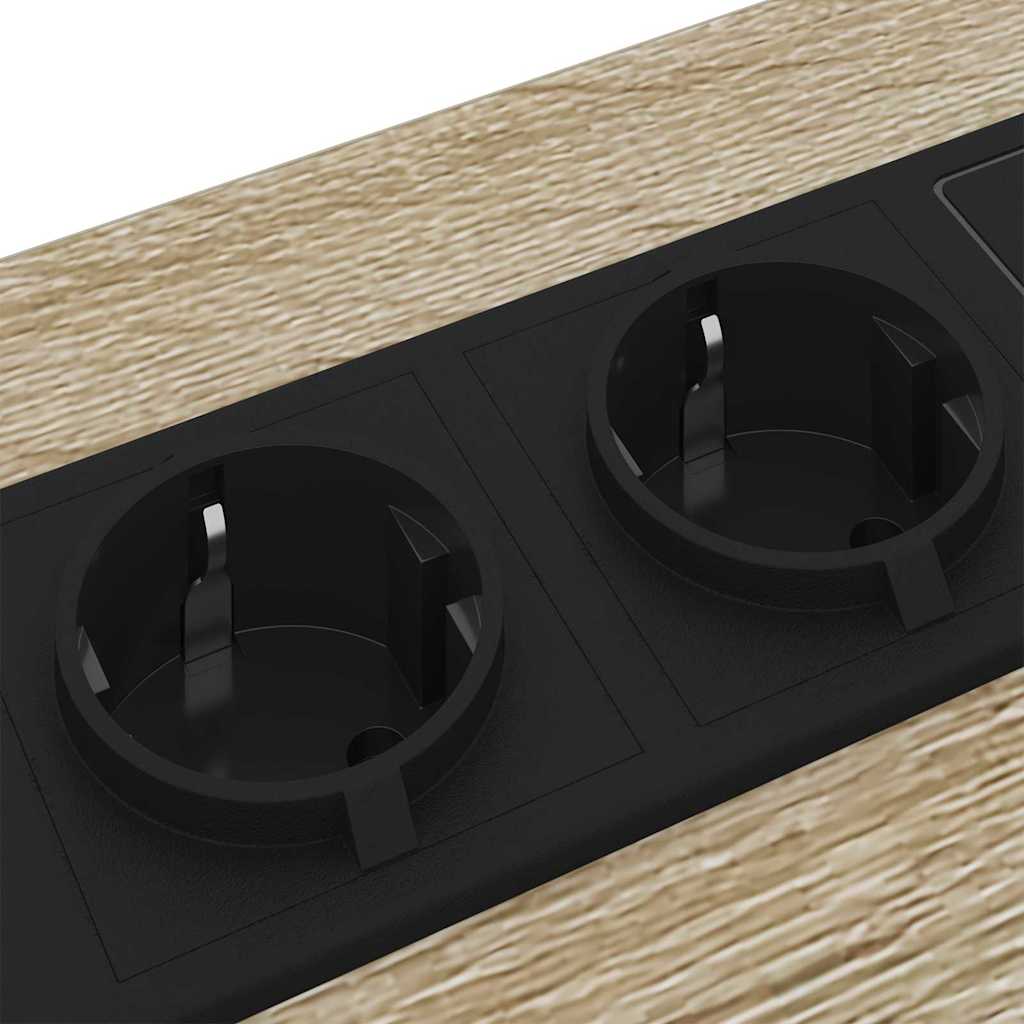 vidaXL Κομοδίνο 2 pcs Δρύς Sonoma 40 x 31 x 60 εκ. Επεξεργασμένο ξύλο