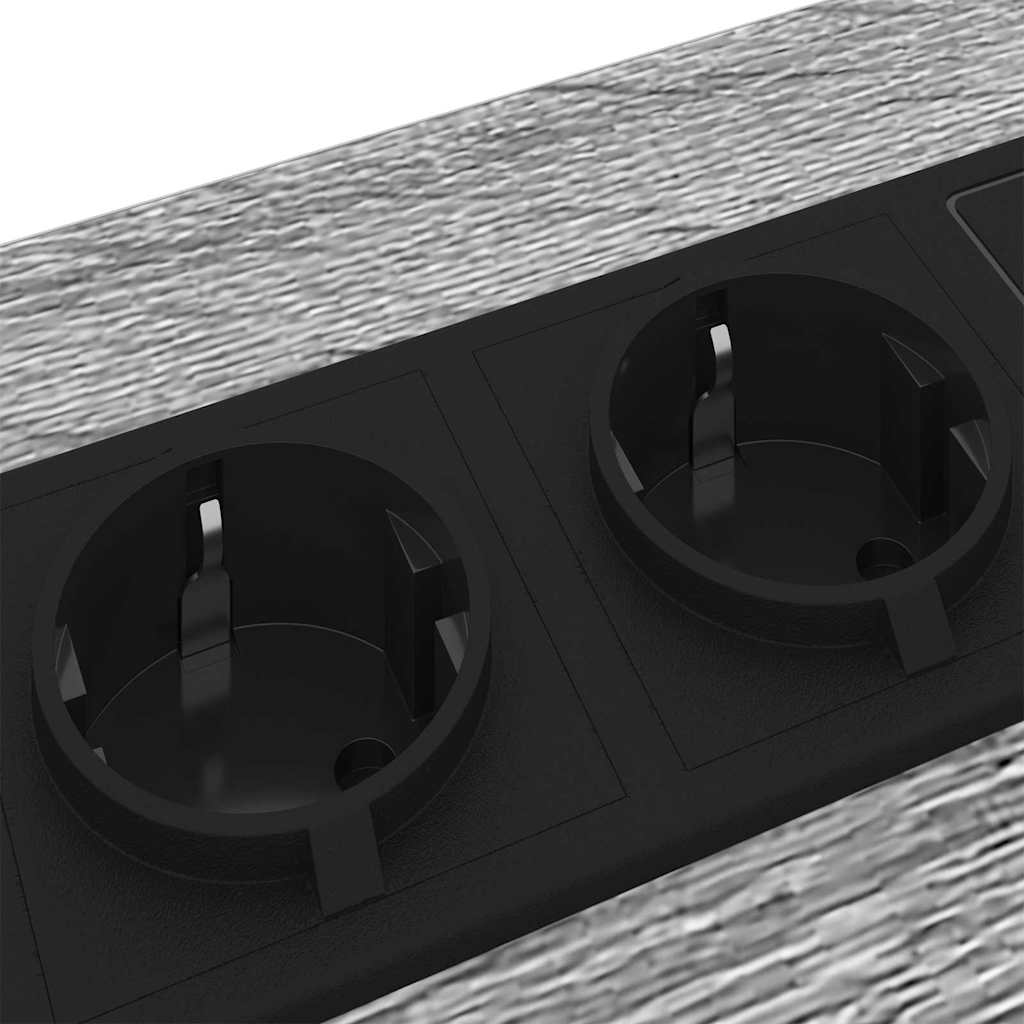 vidaXL Κομοδίνο Γκρίζο Σονομα 40 x 31 x 60 εκ. Επεξεργασμένο ξύλο