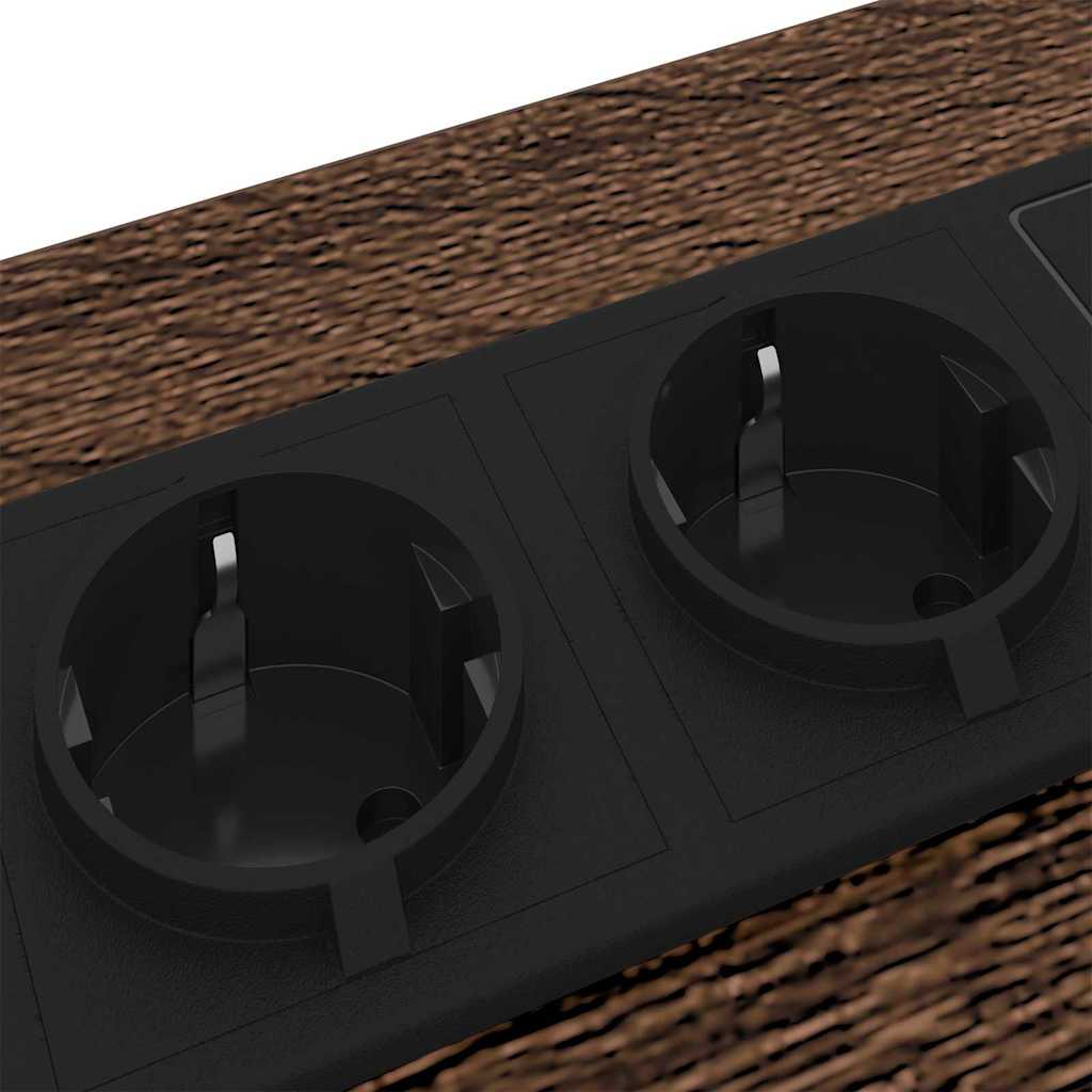 vidaXL Κομοδίνο Καφέ δρυς 40 x 31 x 60 εκ. Επεξεργασμένο ξύλο