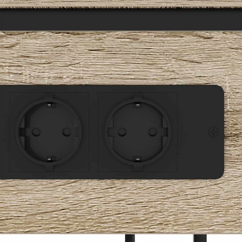 vidaXL Κομοδίνο Δρύς Sonoma 41 x 28 x 76 εκ. Επεξεργασμένο ξύλο