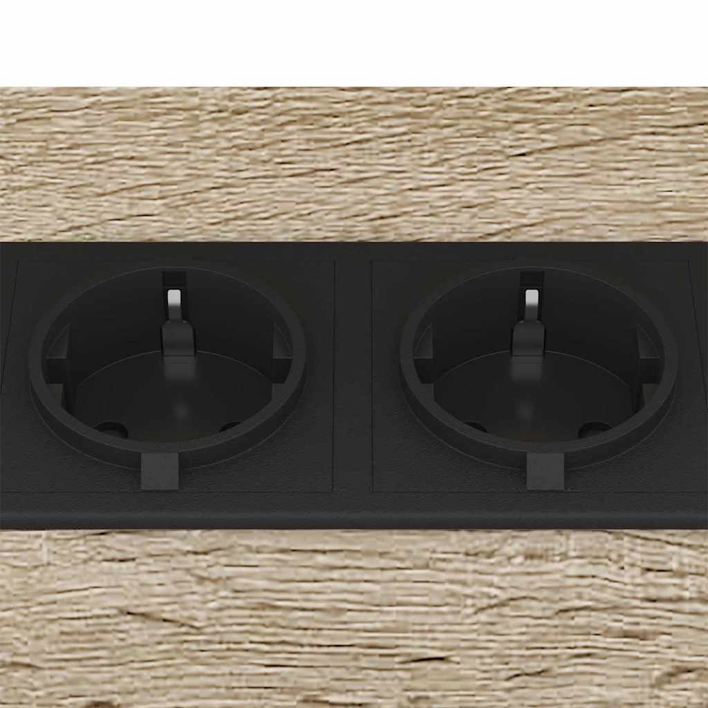 vidaXL Κομοδίνο 2 pcs Δρύς Sonoma 38 x 30 x 48 εκ. Επεξεργασμένο ξύλο