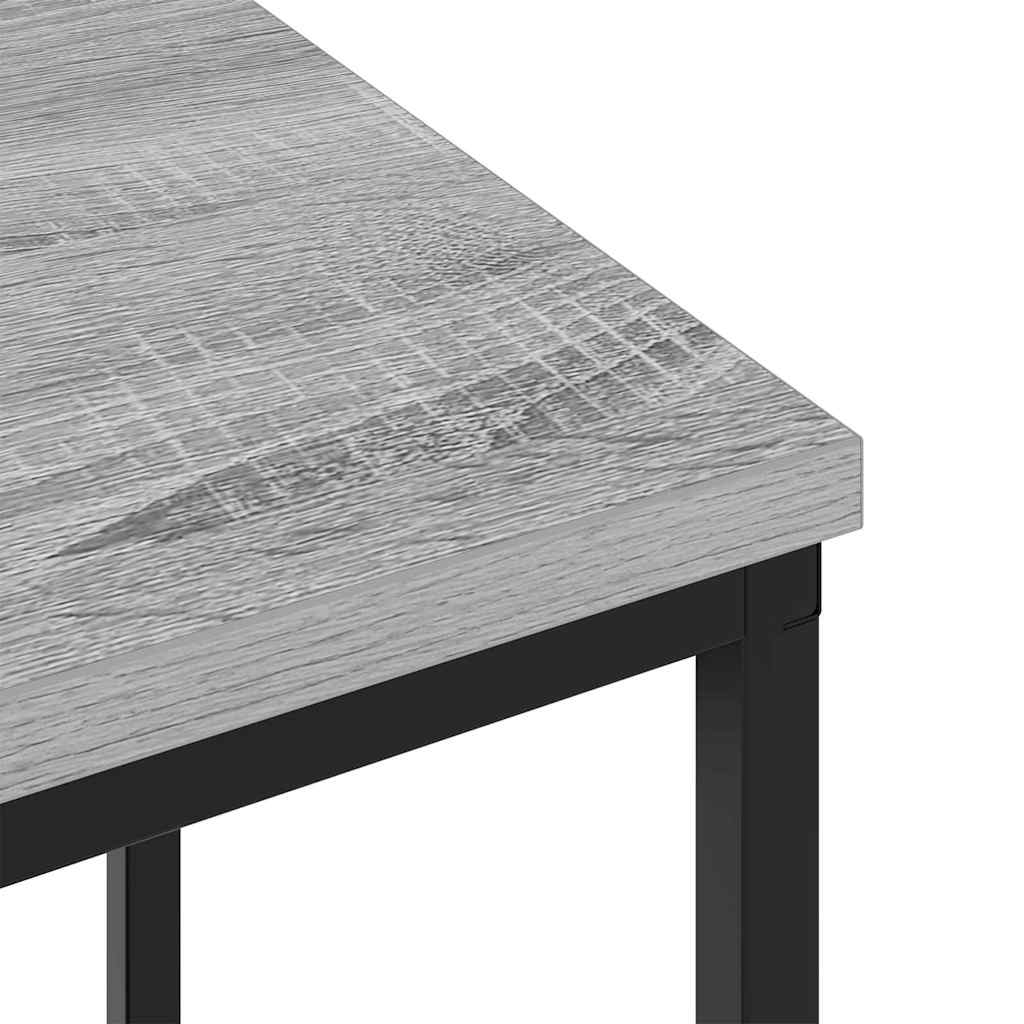 vidaXL Κομοδίνο Γκρίζο Σονομα 38 x 30 x 48 εκ. Επεξεργασμένο ξύλο