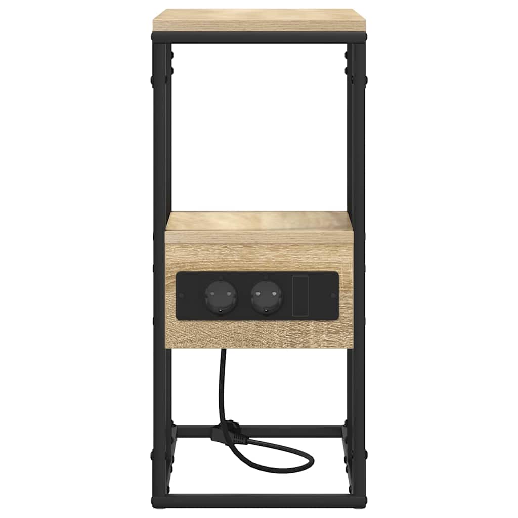 vidaXL Κομοδίνο Sonoma Δρυς 41.5 x 26 x 60.5 εκ Επεξεργασμένο ξύλο