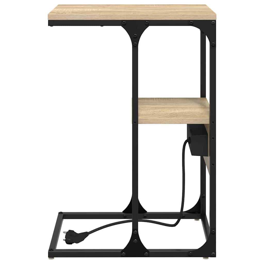 vidaXL Κομοδίνο Sonoma Δρυς 41.5 x 26 x 60.5 εκ Επεξεργασμένο ξύλο