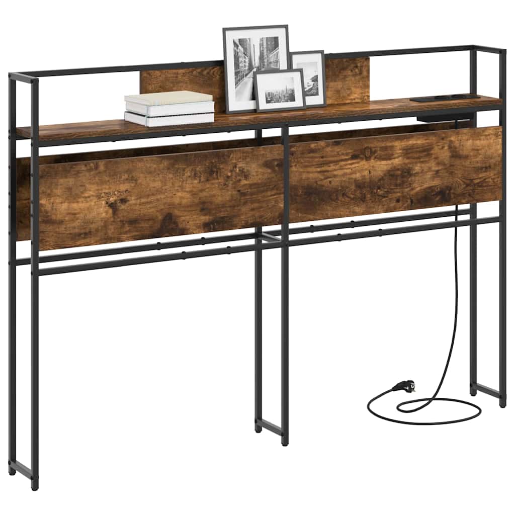 vidaXL Κεφαλάρι Αποθήκης Καπνιστή δρυς 120 cm Επεξεργασμένο ξύλο