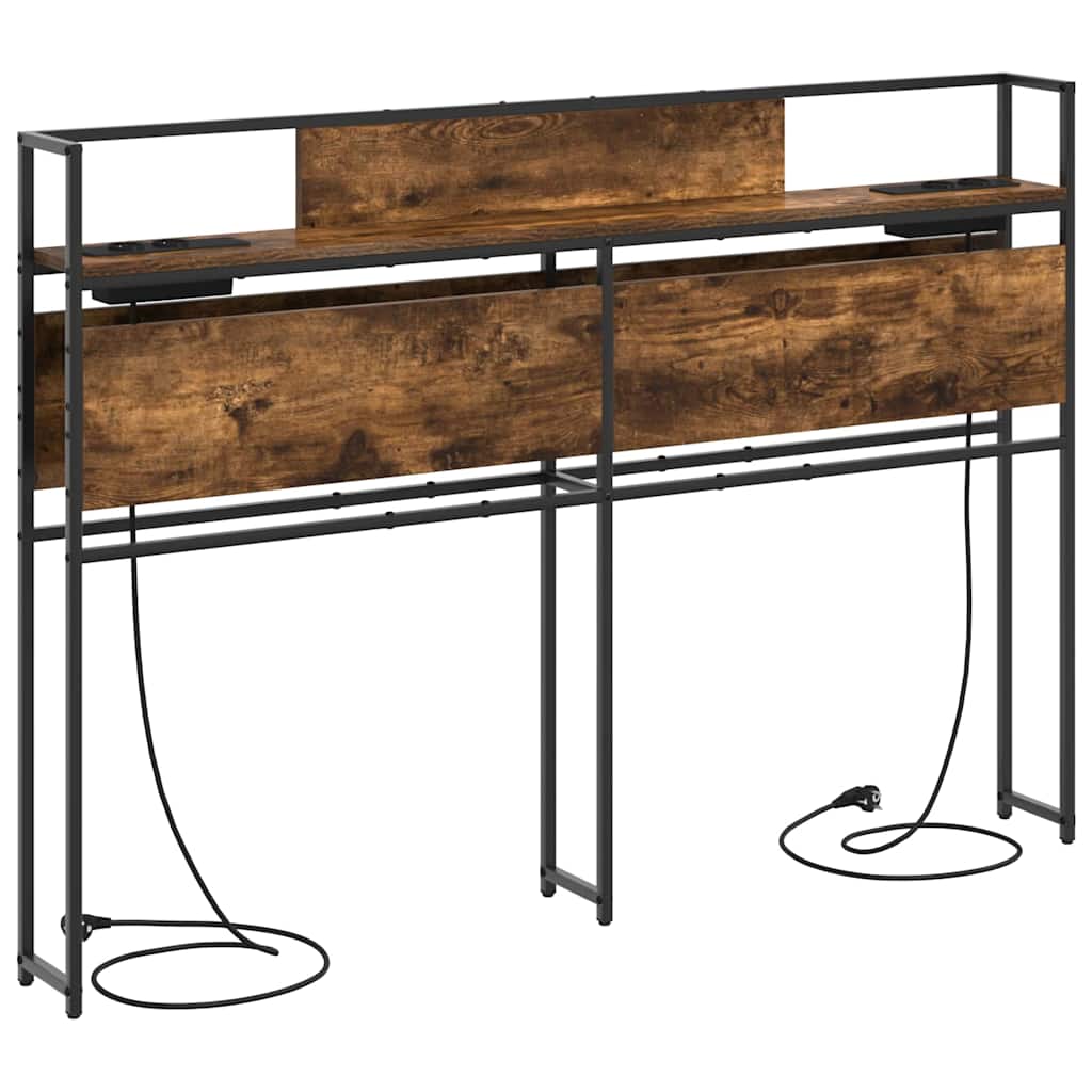 vidaXL Κεφαλάρι Αποθήκης Καπνιστή δρυς 150 cm Επεξεργασμένο ξύλο